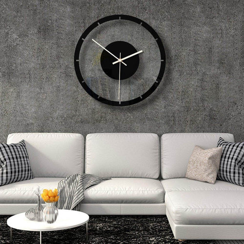Acrylic Large Iron Retro Wall Clock - Image 0