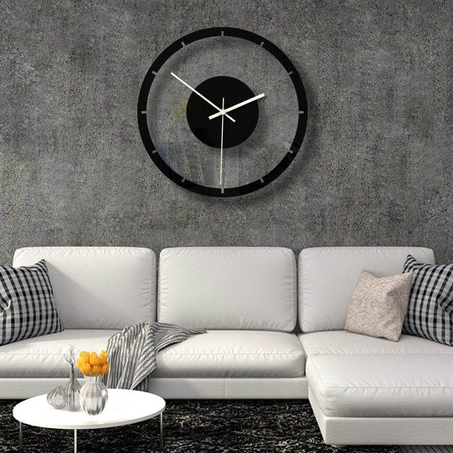 Acrylic Large Iron Retro Wall Clock - Image 0