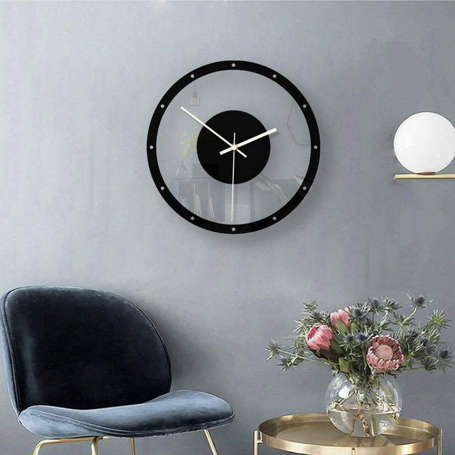 Acrylic Large Iron Retro Wall Clock - Image 2