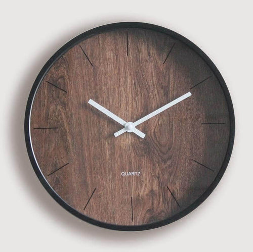 Simple Wood Vintage Design Wall Clock - Image 0