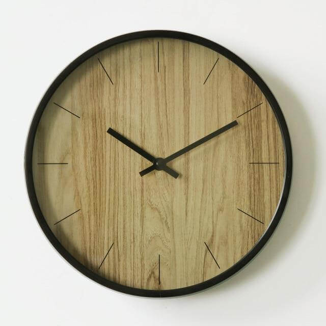 Simple Wood Vintage Design Wall Clock - Image 1