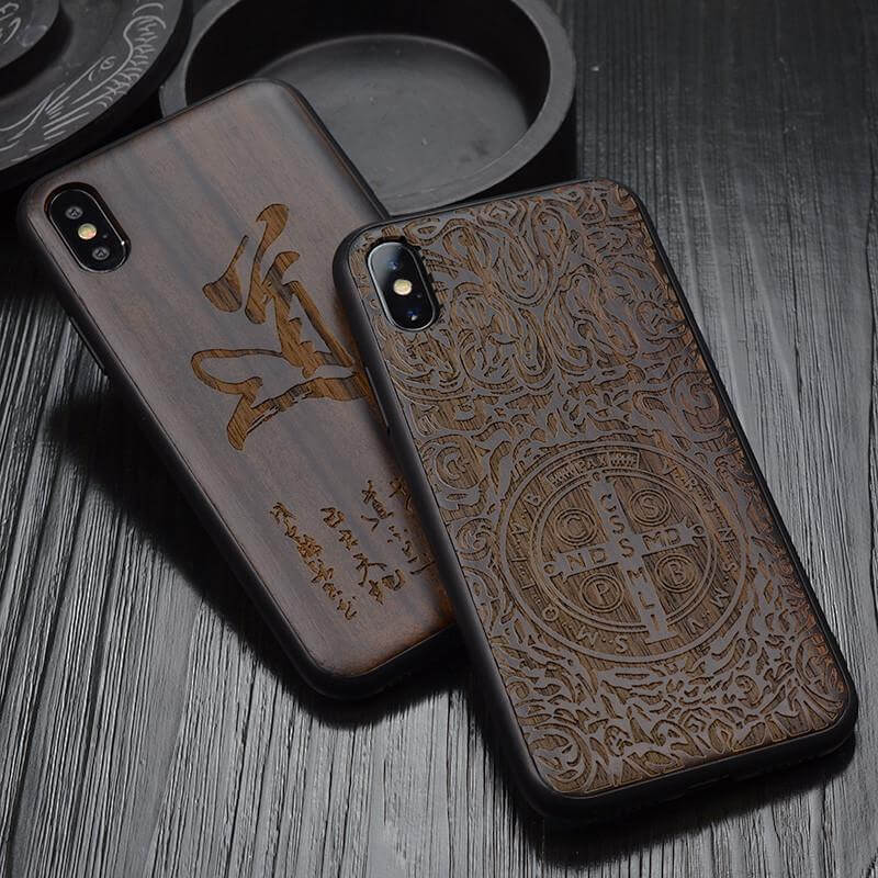 Luxury Wooden Flexible iPhone Case - Image 2