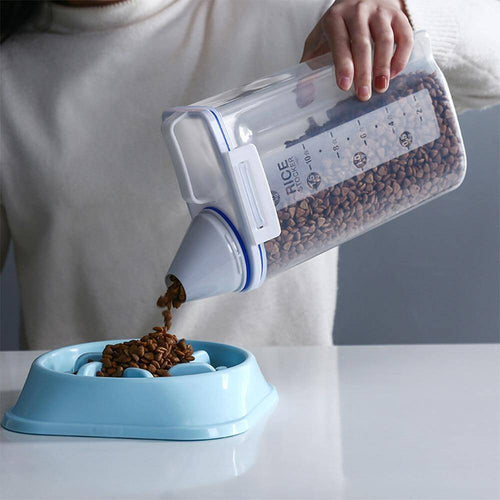 Durable Transparent Pet Food Container - Image 0