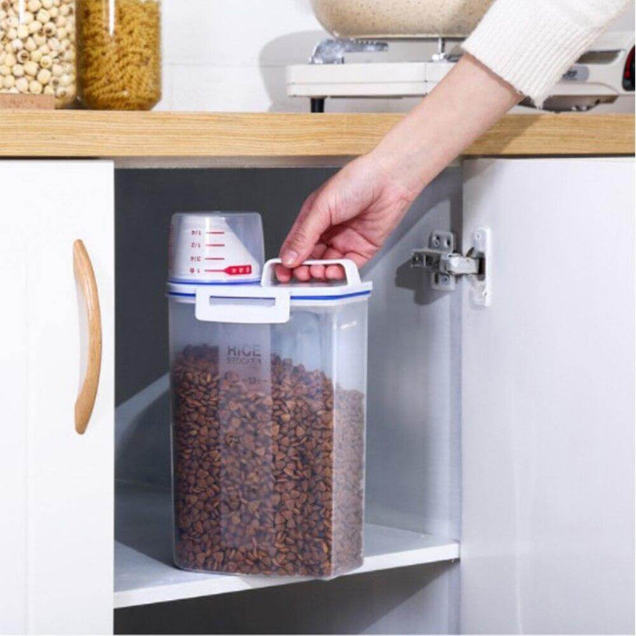 Durable Transparent Pet Food Container - Image 2
