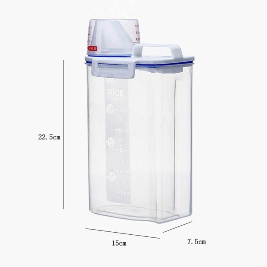 Durable Transparent Pet Food Container - Image 3