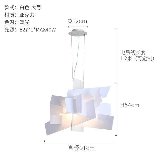 Modern Nordic Acrylic Hanging Pendant Lights - Image 8