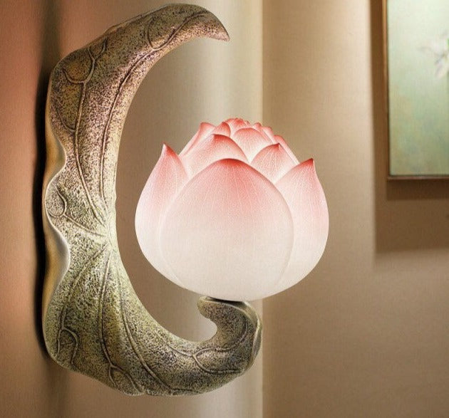 Lotus Flower Retro Wall Lamp - Image 9