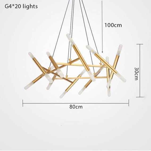 Nordic Modern Elegant Tree Branch Chandelier - Image 5