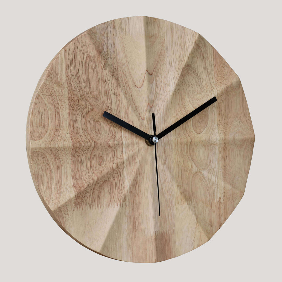 Nordic Wooden Street Fashion Wall Clock - Image 1