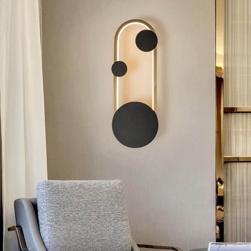 Modern Led Creative Nordic Earthly Wall Lamp - Image 2