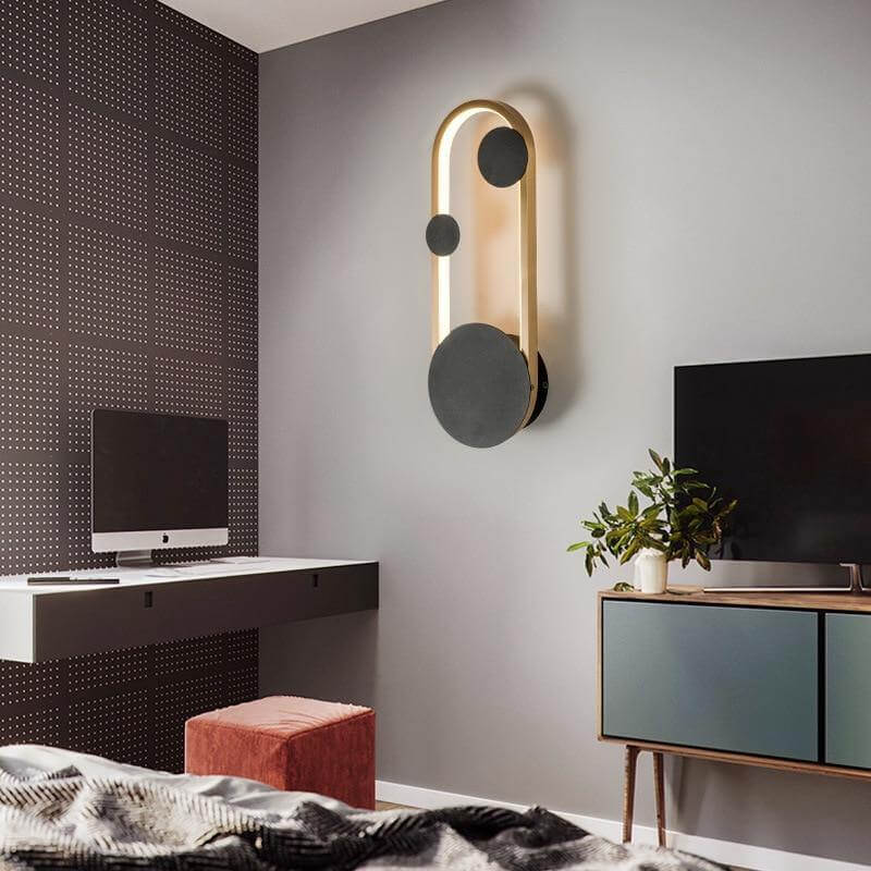 Modern Led Creative Nordic Earthly Wall Lamp - Image 6