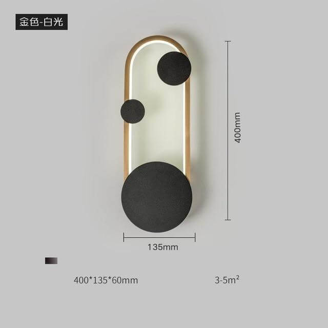 Modern Led Creative Nordic Earthly Wall Lamp - Image 10
