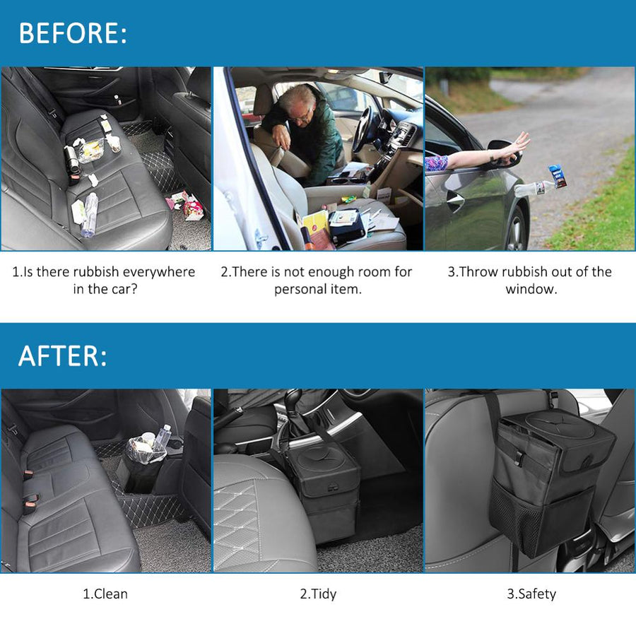 Portable Waterproof Car Trash Can - Image 4