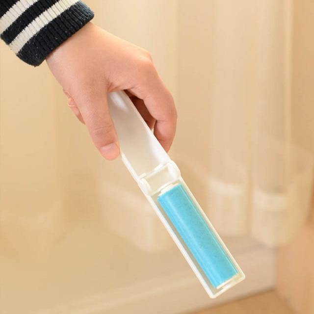 Washable Portable Mini Sticky Lint Remover Roller - Image 5