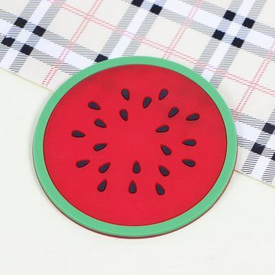 5pcs Silicon Custom Fruit Coasters - Image 3