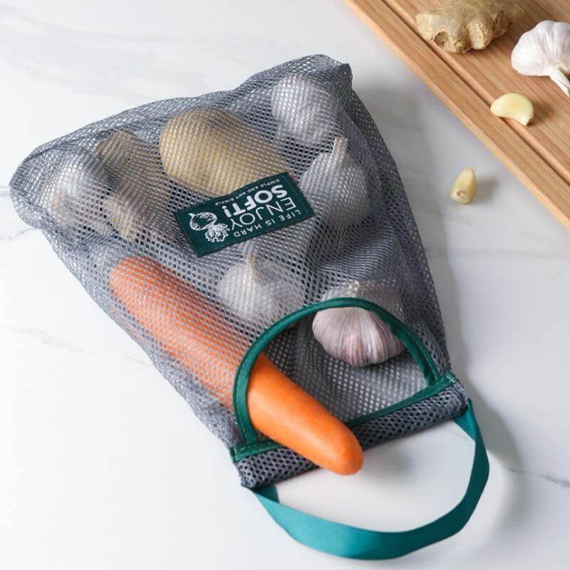 Reusable Cotton Grocery Vegetable Bags - Image 1