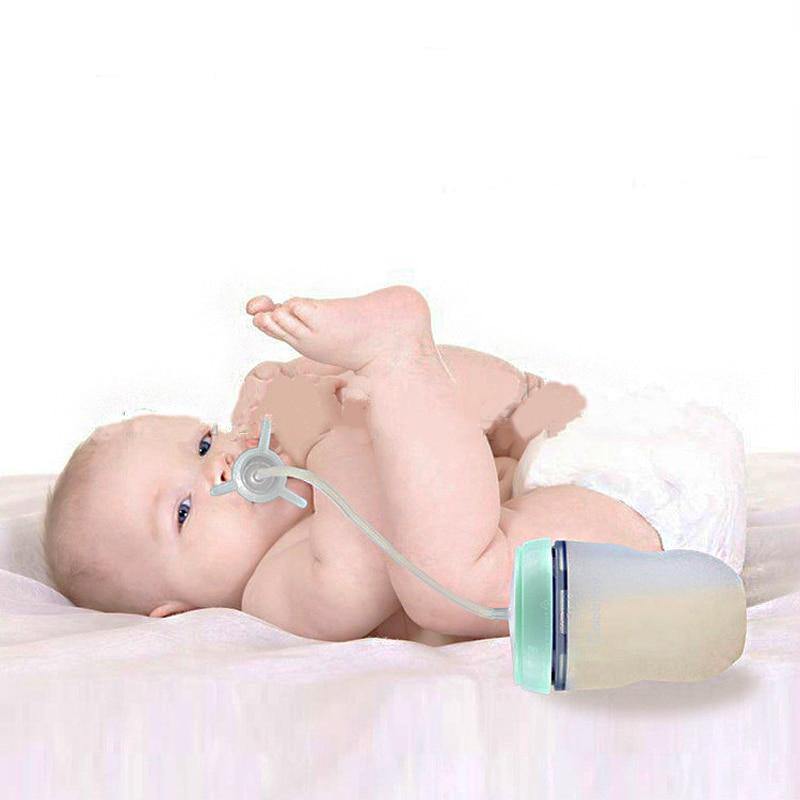 Hand Free Extendable Baby Feeding Bottle - Image 1