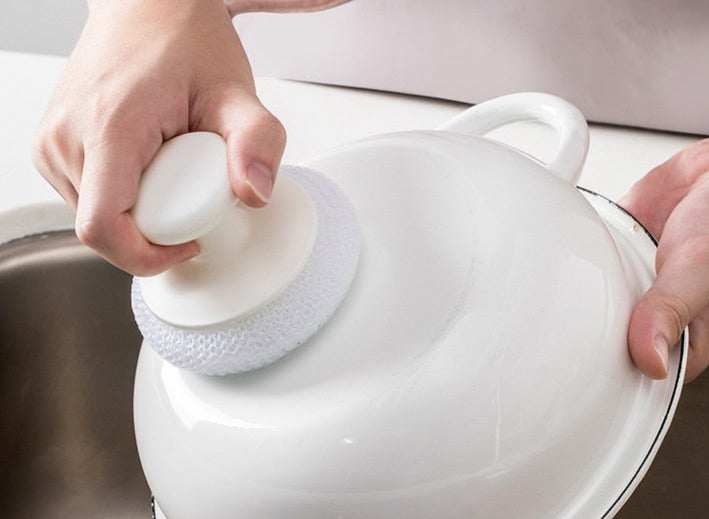 Easy Dishwashing Stainless Steel Ball Brush - Image 2