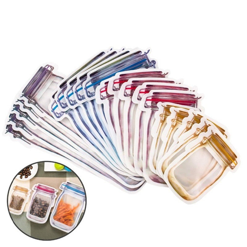 Reusable Zip Jar Bags - Image 1