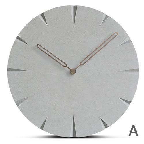 Novel Grey Life Wooden Wall Clock - Image 6