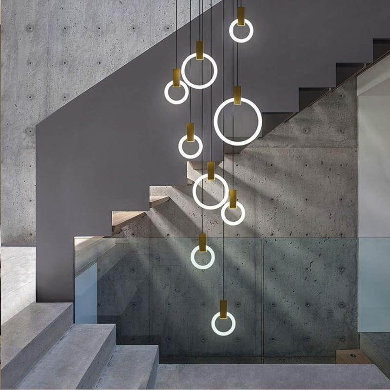 Nordic Style Ring Creative Lamp - Image 2