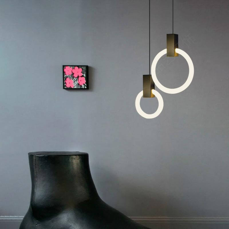 Nordic Style Ring Creative Lamp - Image 1
