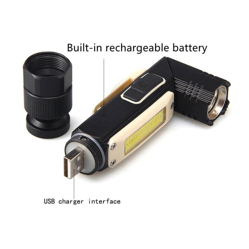 Rechargeable Magnetic Adjustable Camping Flashlight - Image 9