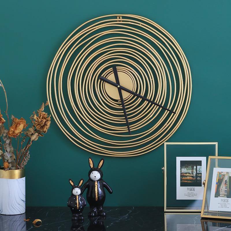 Nordic Minimalist Iron Wall Clock - Image 4