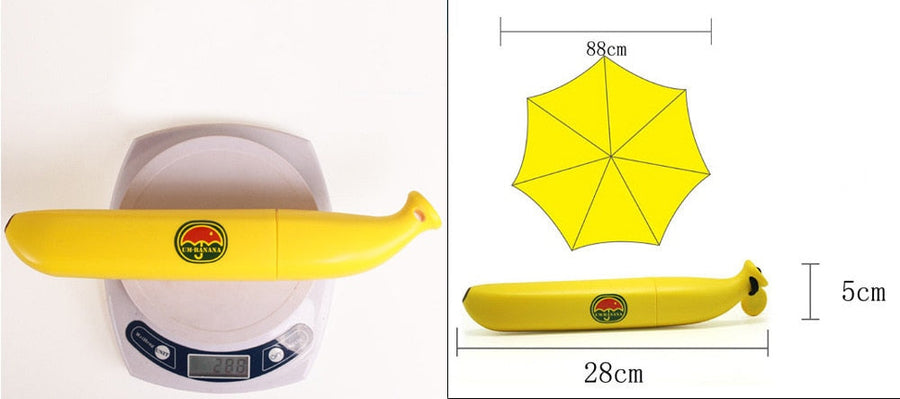 Creative Mini Folding Banana Umbrella - Image 5