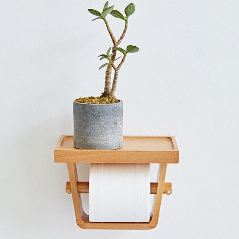 Wooden Simple Toilet Paper Holder - Image 0