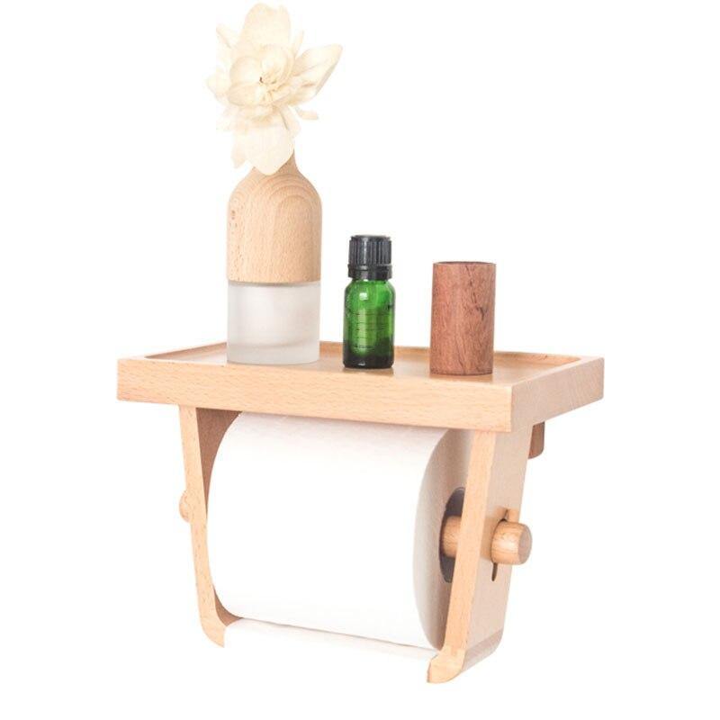 Wooden Simple Toilet Paper Holder - Image 1