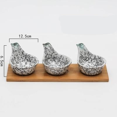 Creative Japanese style Ceramic Snack Bowls - Image 2