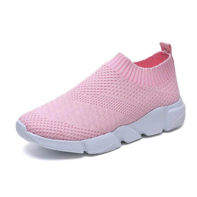 Breathable Slip on Knit Running Shoes - Image 40