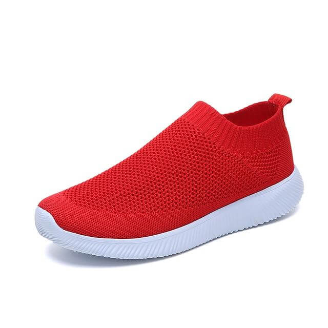 Breathable Slip on Knit Running Shoes - Image 34