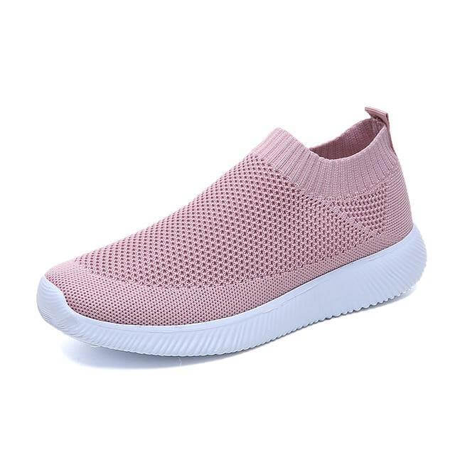 Breathable Slip on Knit Running Shoes - Image 17