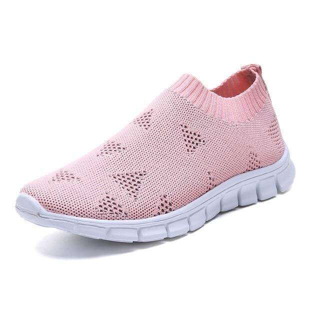 Breathable Slip on Knit Running Shoes - Image 11