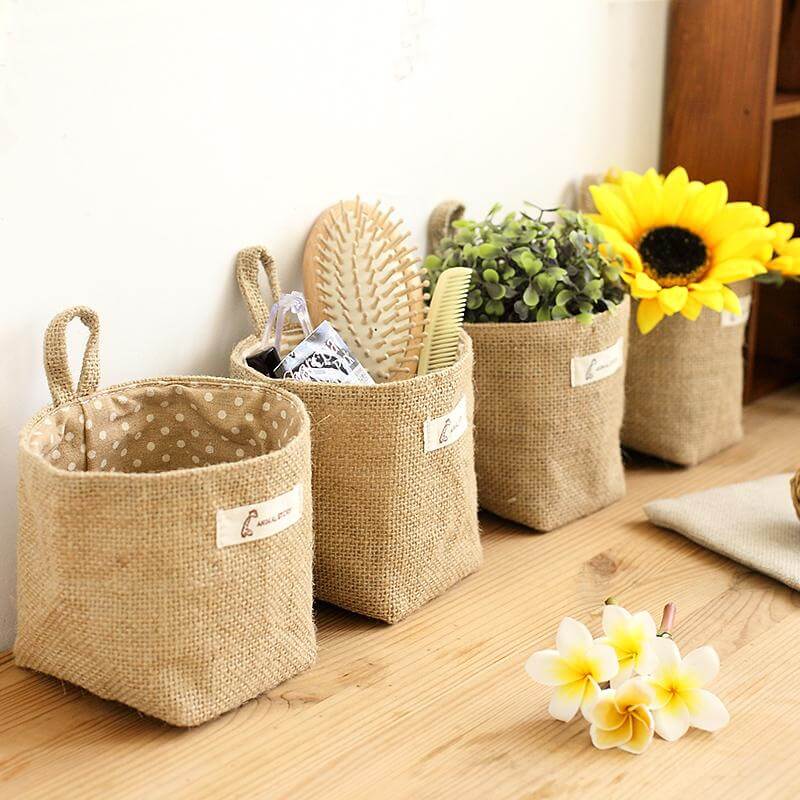 Zakka style cotton storage box - Image 0