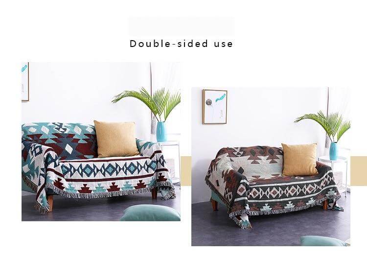 Boho StyleKnitted Blanket - Image 6