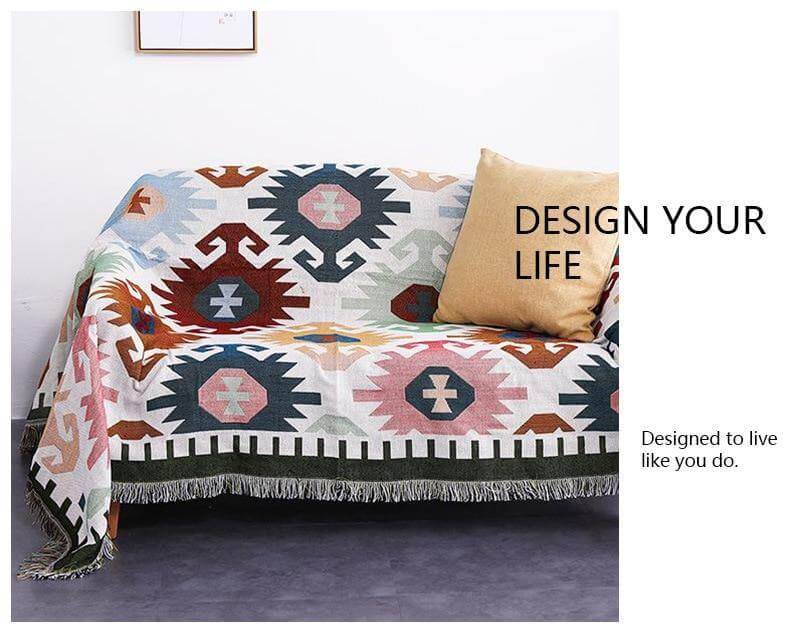 Boho StyleKnitted Blanket - Image 11