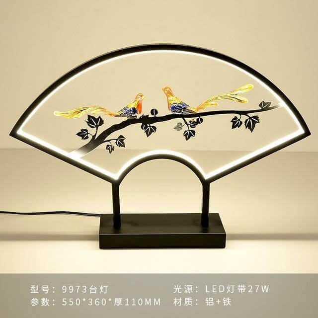 Aluminum Ring Creative Table Lamp - Image 9