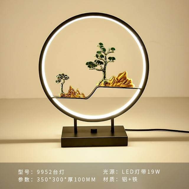 Aluminum Ring Creative Table Lamp - Image 12