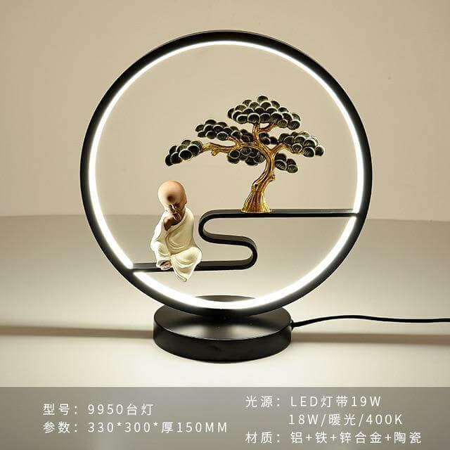 Aluminum Ring Creative Table Lamp - Image 7