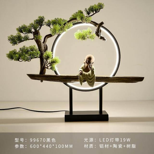 Aluminum Ring Creative Table Lamp - Image 5