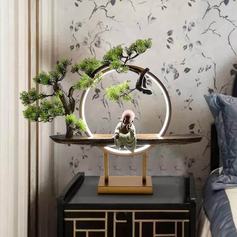 Aluminum Ring Creative Table Lamp - Image 13
