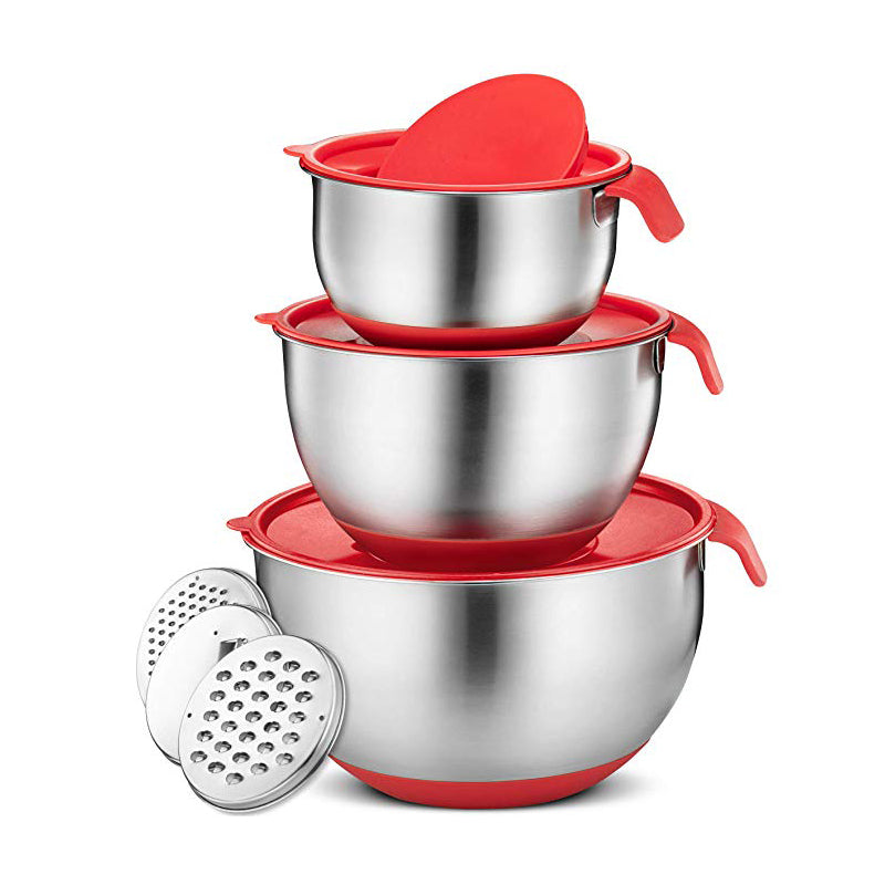 Non-Slip Multifunctional Grater Mixing Bowls - Image 4
