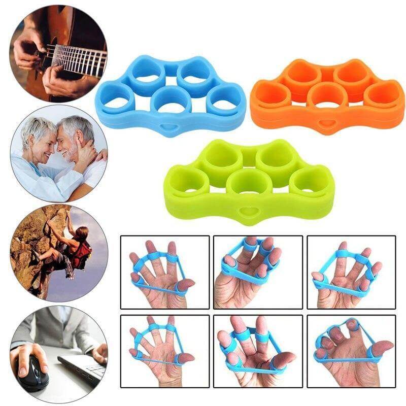 Silicone Finger Gripper Strength Trainer - Image 1