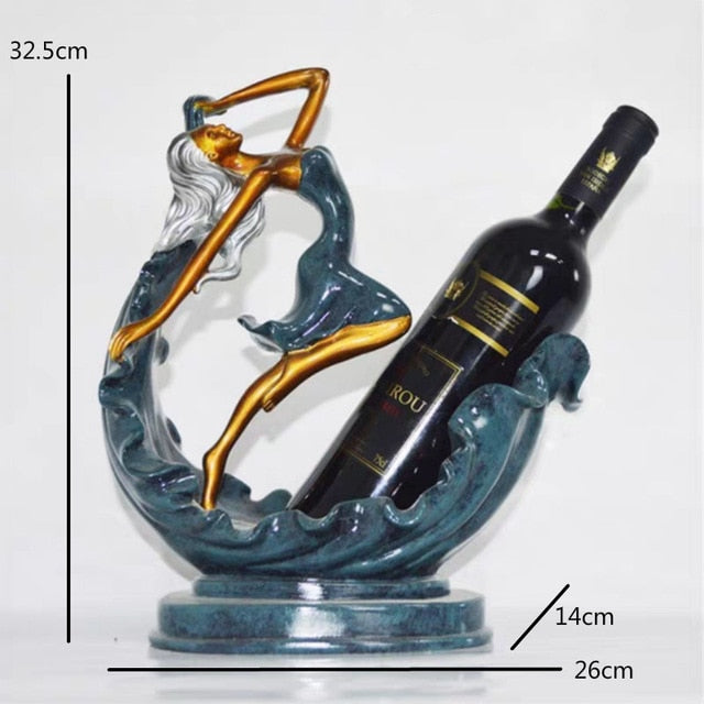 Pretty Dancer Figurines Wine Holder - Image 8
