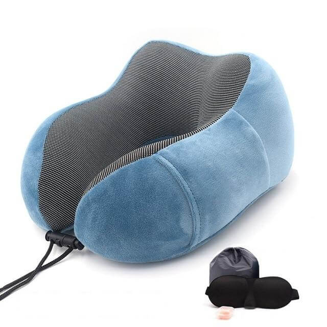 Shaped Soft Memory Foam Neck Pillow - Image 16