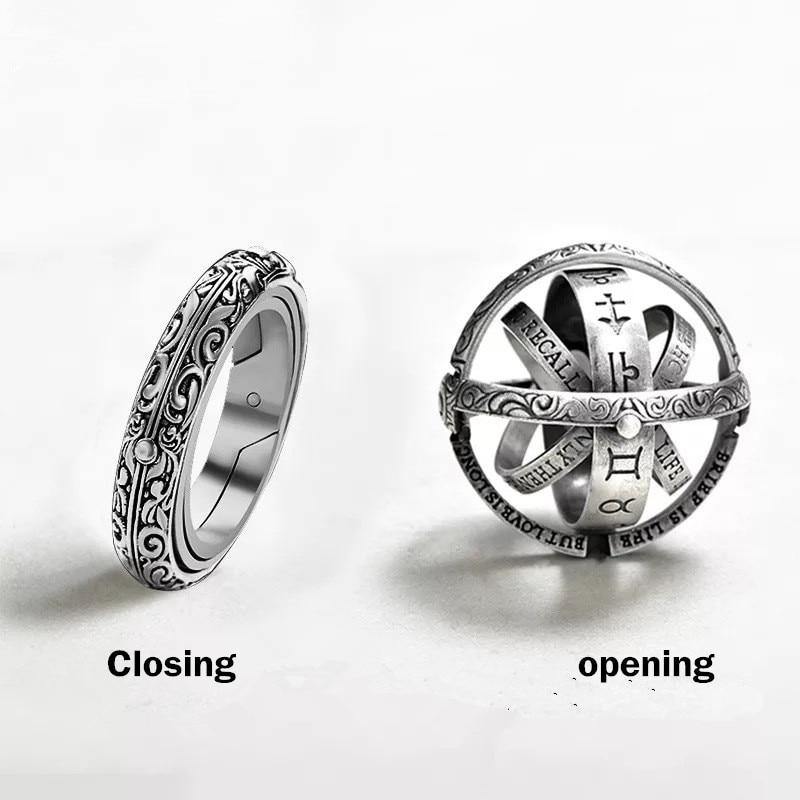 Vintage Astronomical Creative Complex Cosmic Ring - Image 0