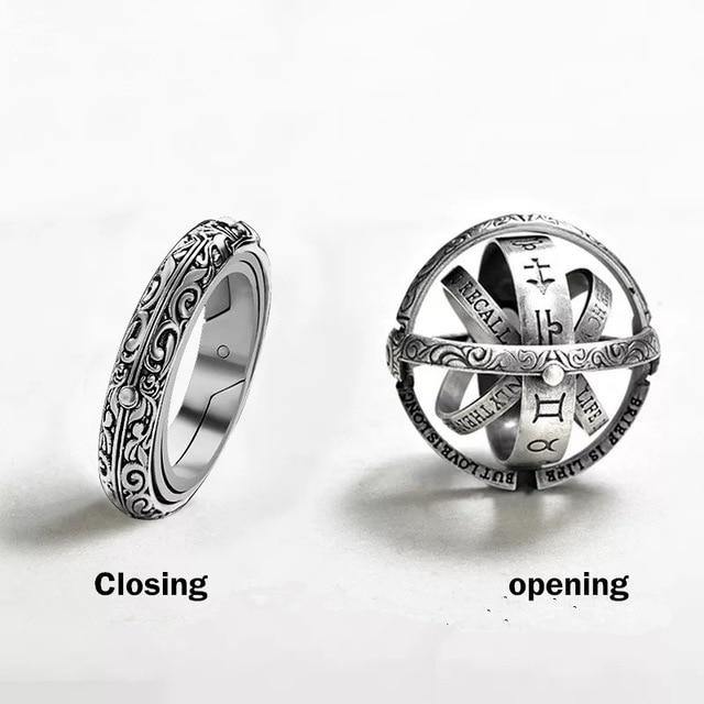Vintage Astronomical Creative Complex Cosmic Ring - Image 4